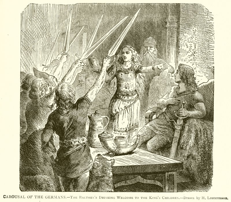 Saksalaisten karuselli. - Balthenit juomassa Tervetuloa Kings Childreniin tekijältä English School