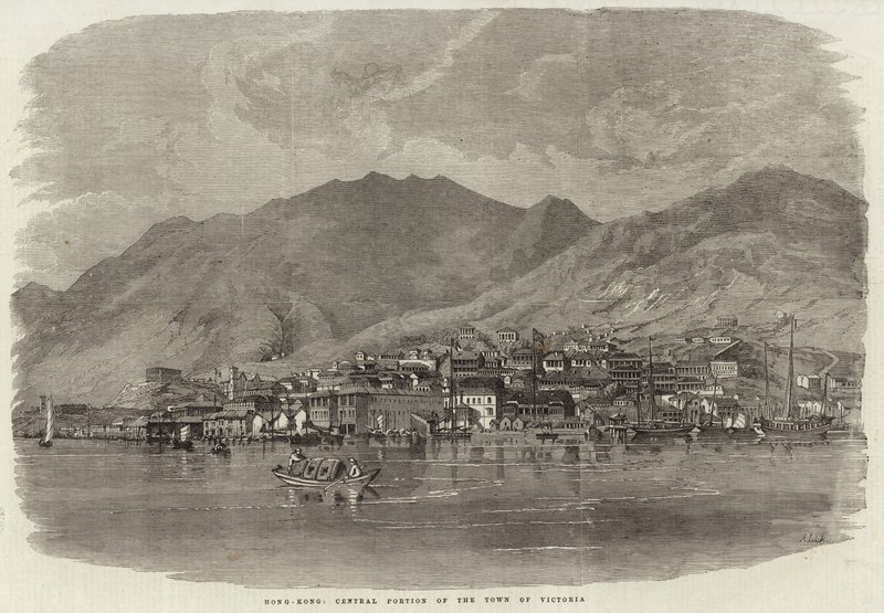 Victorian kaupungin keskeinen osa Hongkongissa tekijältä English School