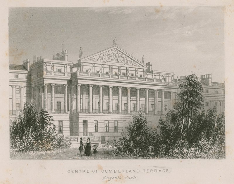Center of Cumberland Terrace, Regents Park, Lontoo tekijältä English School