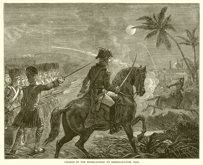 Highlandersin panos Seringapatamissa, 1792 tekijältä English School