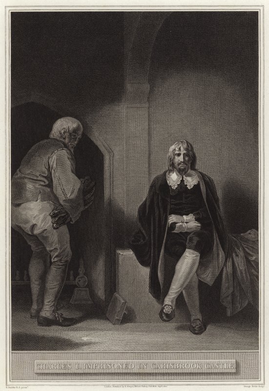 Charles I vangittiin Carisbrooken linnaan tekijältä English School