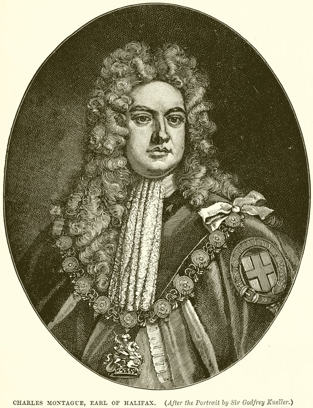 Charles Montague, Halifaxin kreivi tekijältä English School