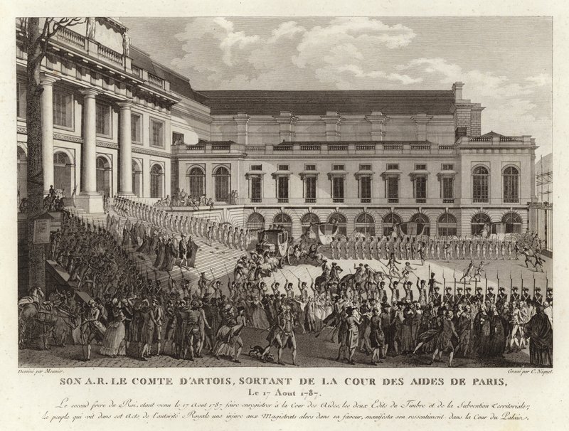 Charles Philippe dArtois pois La Cour des Aidesista Pariisista tekijältä English School