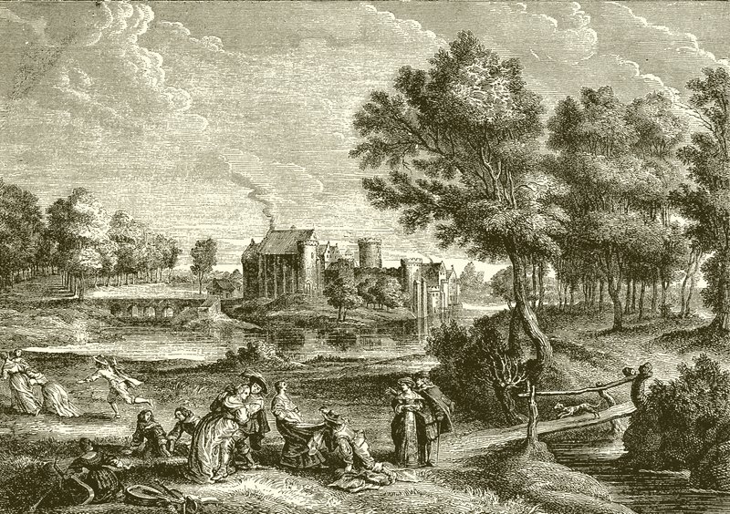 Chateau de Steen. Rubensin asuinpaikka tekijältä English School