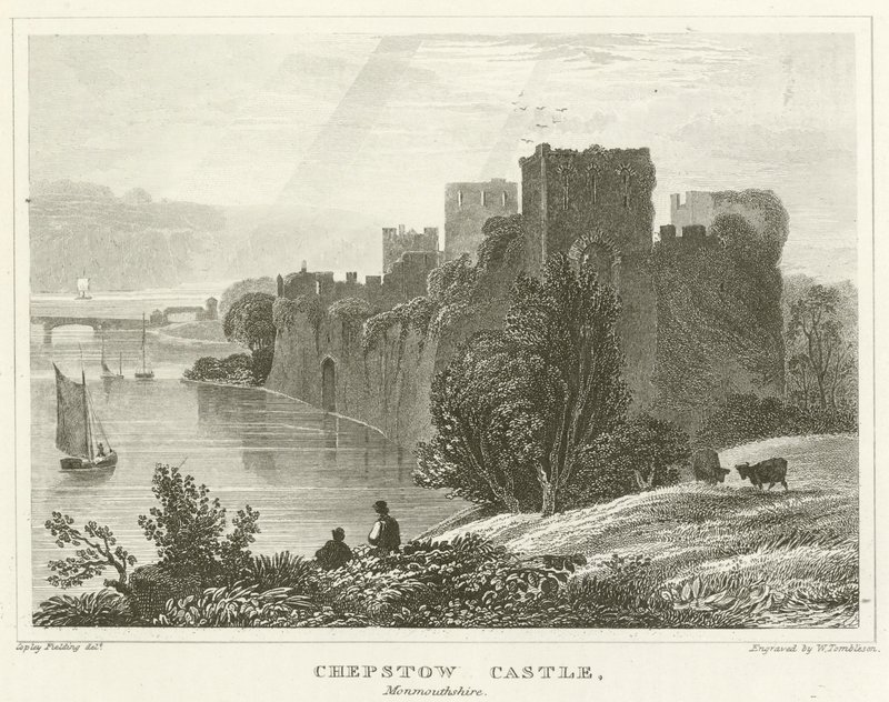 Chepstow Castle, Monmouthshire (kaiverrus) tekijältä English School