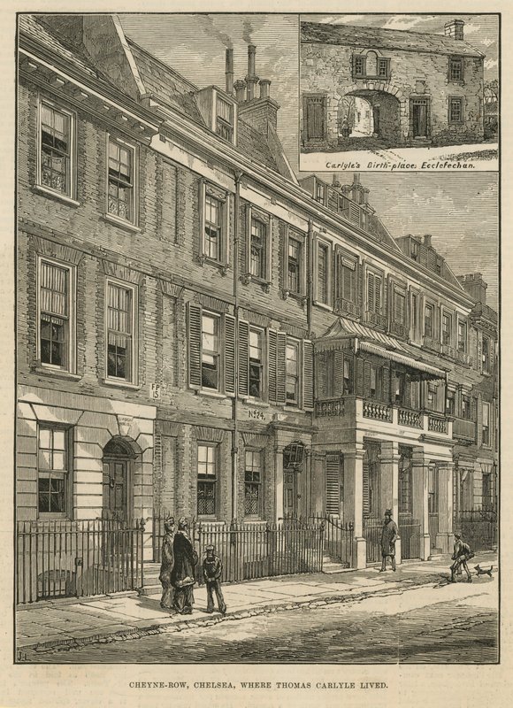Cheyne Row, jossa Thomas Carlyle kerran asui tekijältä English School