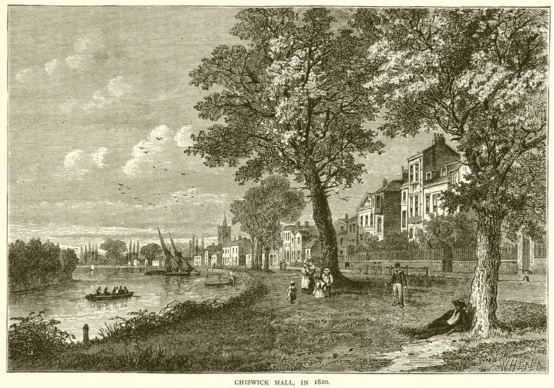 Chiswick Mall, vuonna 1820 tekijältä English School