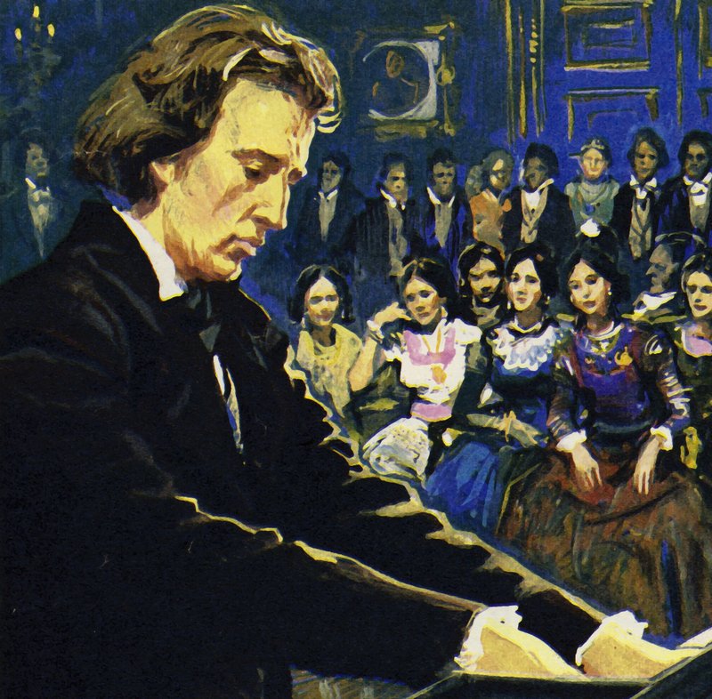 Chopin soitti enimmäkseen rikkaiden salongissa tekijältä English School