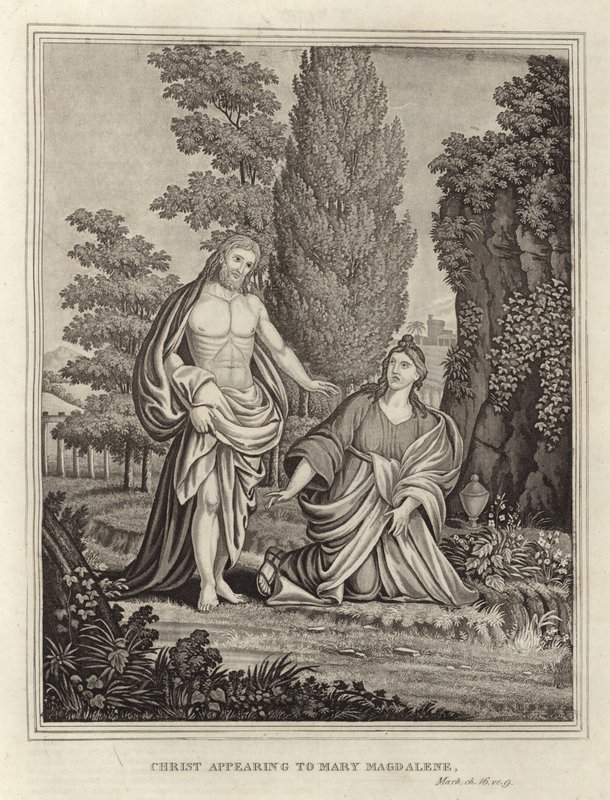 Kristus ilmestyy Maria Magdalenalle tekijältä English School