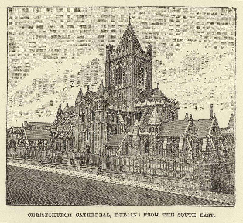 Christchurchin katedraali, Dublin, kaakkoisosasta tekijältä English School