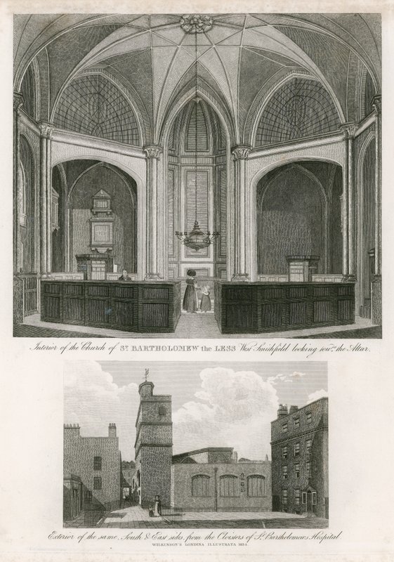 Pyhän Bartolomeus Pienen kirkko, West Smithfield tekijältä English School