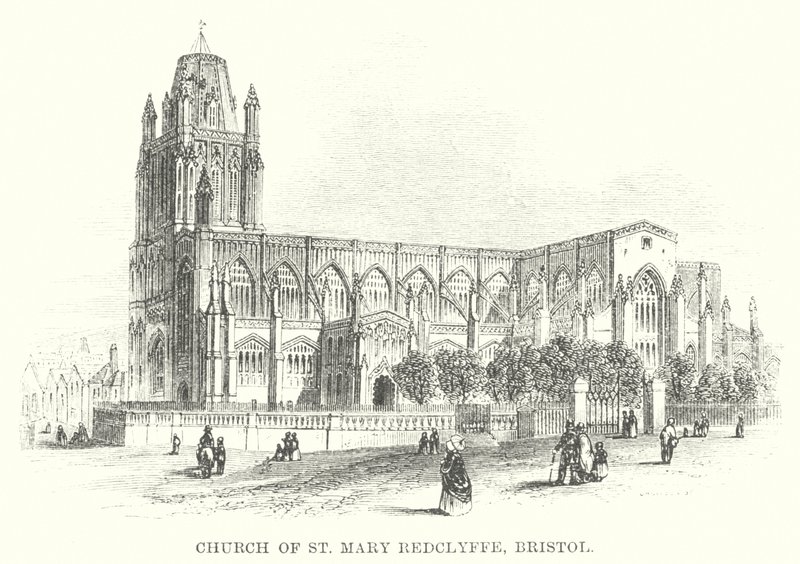 St Mary Redclyffen kirkko, Bristol (kaiverrus) tekijältä English School