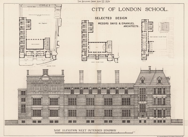 City of London School; sivun korkeus tekijältä English School