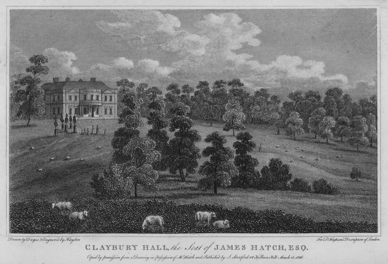 Claybury Hall, James Hatchin istuin (kaiverrus) tekijältä English School