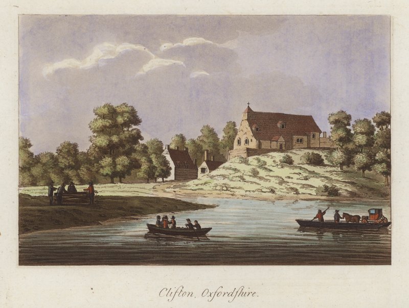 Clifton, Oxfordshire (värillinen kaiverrus) tekijältä English School