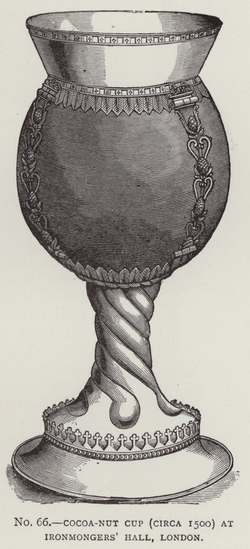 Cocoa-nut Cup (noin 1500) Ironmongers