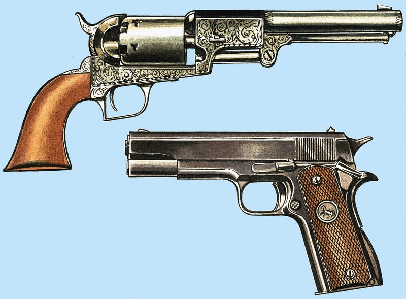 Colt Revolveri ja automaatti tekijältä English School