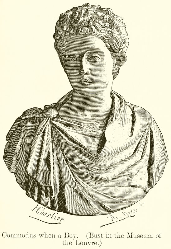 Commodus kun poika. (Rintakuva Louvren museossa) tekijältä English School