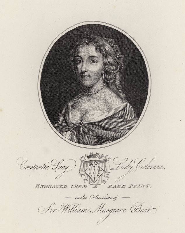 Constantia Lucy, Lady Colerane (kaiverrus) tekijältä English School