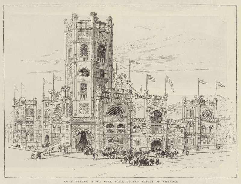 Corn Palace, Sioux City, Iowa, Yhdysvallat (kaiverrus) tekijältä English School