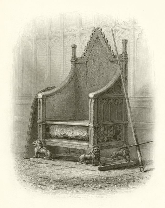 Coronation Chair Westminster Abbeyssa tekijältä English School