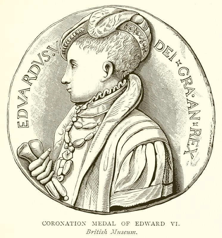 Edward VI:n kruunausmitali tekijältä English School