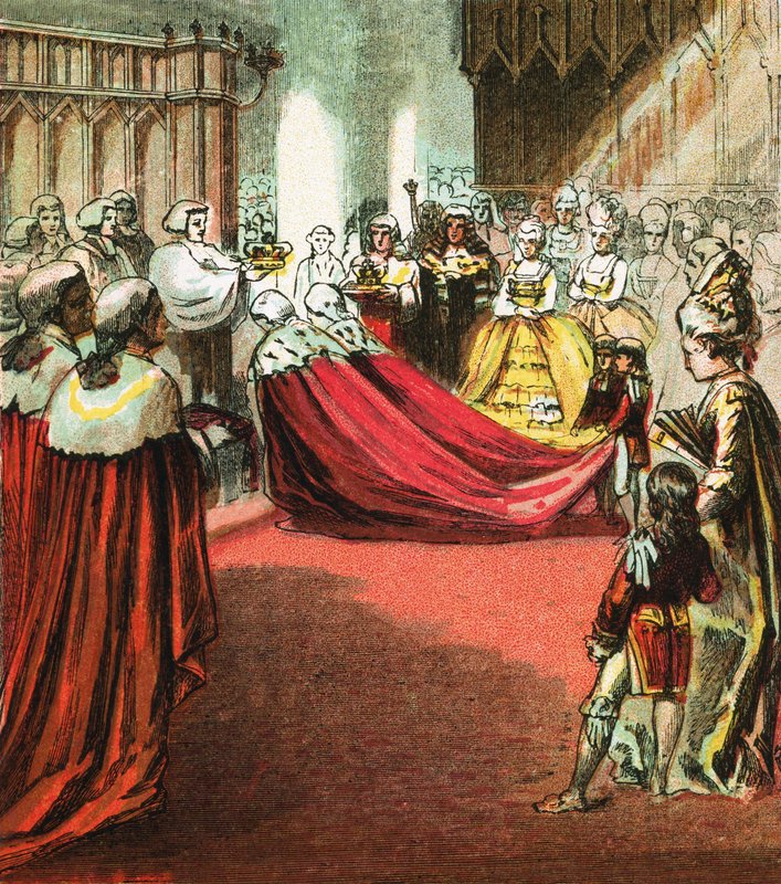 George III:n kruunaus tekijältä English School
