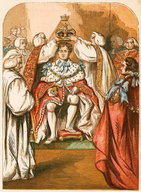 George IV:n kruunaus tekijältä English School