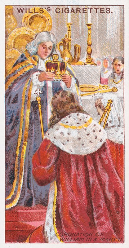 Vilhelm III:n ja Maria II:n kruunaus tekijältä English School