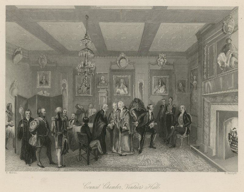 Valtuustohuone, Vintners Hall tekijältä English School