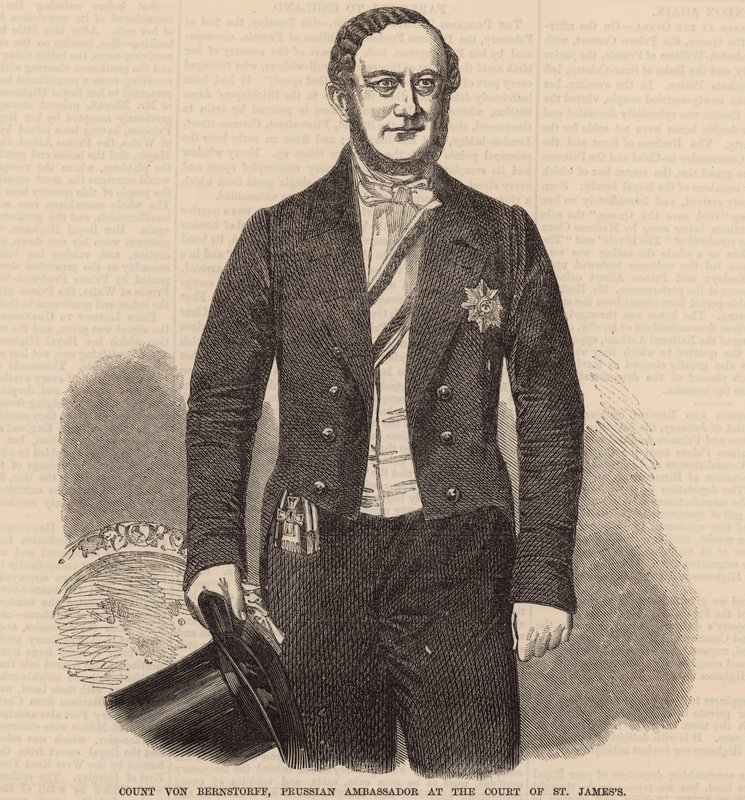 Kreivi Von Bernstorff, Preussin suurlähettiläs St. Jamesin tuomioistuimessa tekijältä English School