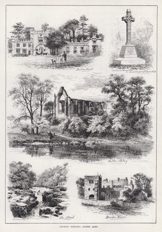 Country Sketches, Bolton Abbey (kaiverrus) tekijältä English School