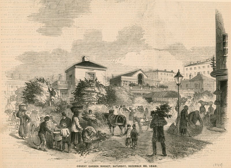 Covent Garden Market, 22. joulukuuta 1849 tekijältä English School