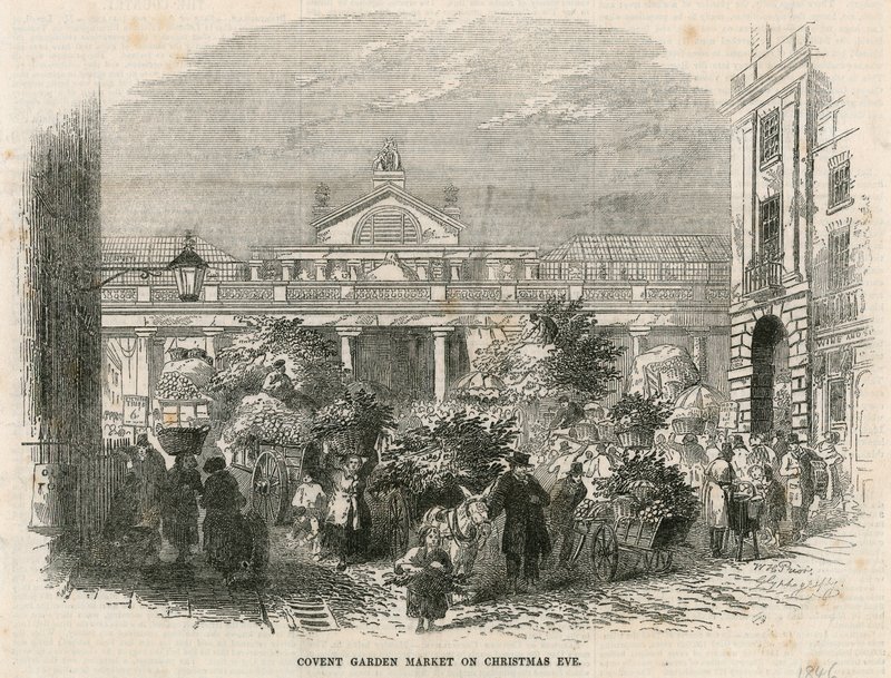 Covent Garden Market, Lontoo, jouluaattona tekijältä English School