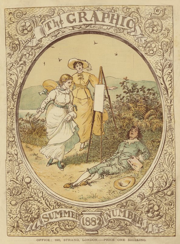 The Graphic Summer Number 1882:n kansi (chromolitho) tekijältä English School