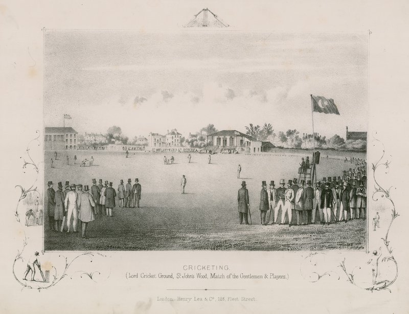 Kriketti; Lord Cricket Ground, St Johns Wood; Herrasmiesten ja pelaajien ottelu tekijältä English School
