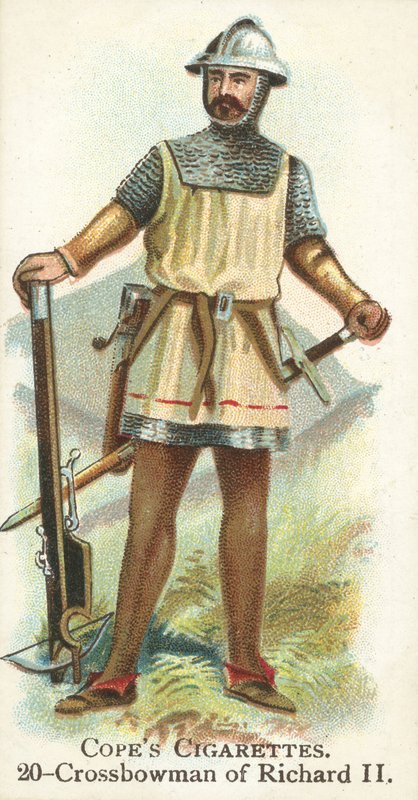 Varsijousimies, kuningas Richard II (chromolitho) tekijältä English School