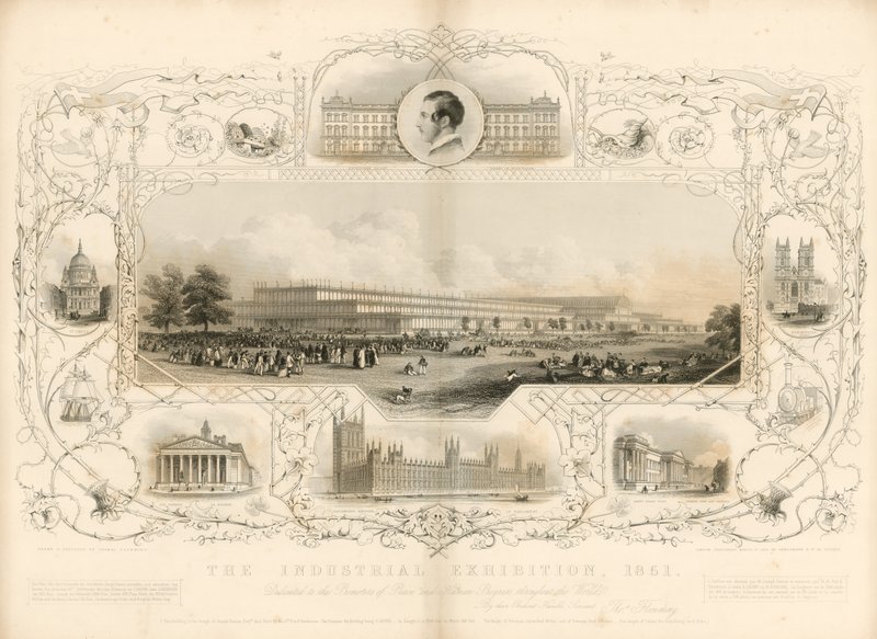 Kristalli palatsi; vuoden 1851 suuri näyttely tekijältä English School