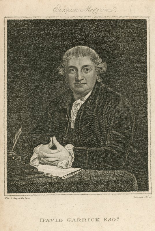 David Garrick, näyttelijä tekijältä English School