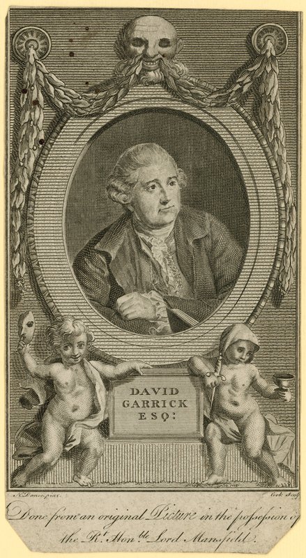David Garrick, näyttelijä tekijältä English School