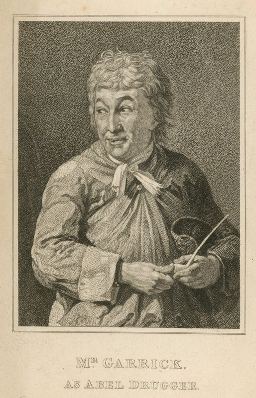 David Garrick, näyttelijä, Abel Druggerina tekijältä English School