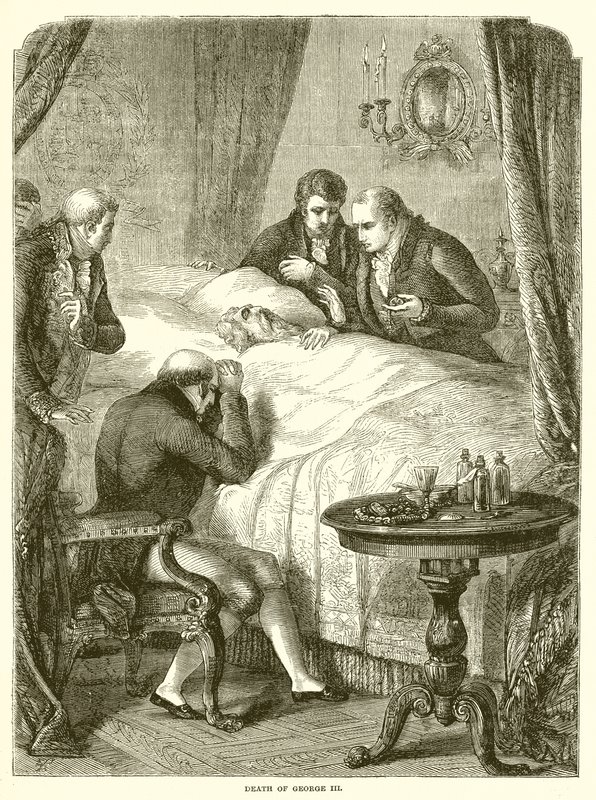 George III:n kuolema tekijältä English School