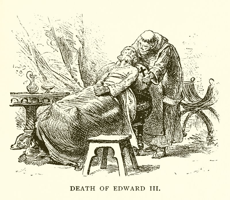 Edward III:n kuolema tekijältä English School