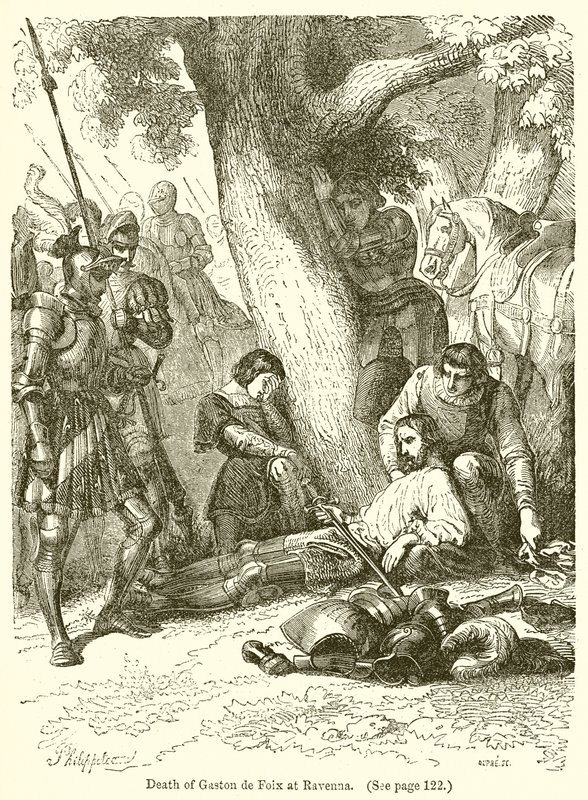 Gaston de Foix kuoli Ravennassa tekijältä English School