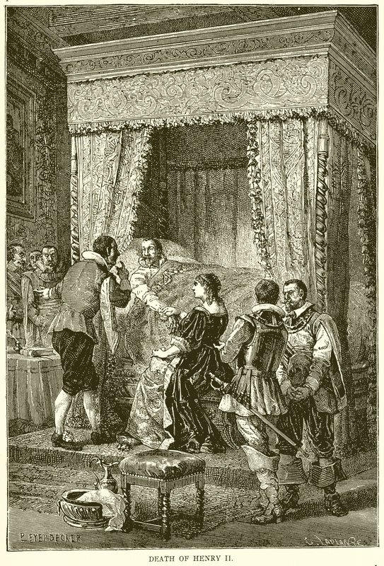 Henrik II:n kuolema tekijältä English School