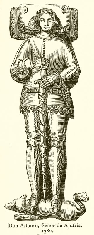 Don Alfonso, Ajufrian herra. 1382 tekijältä English School