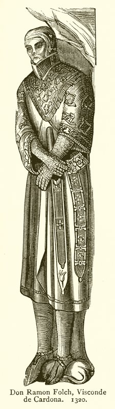 Don Ramon Folch, Cardonan varakreivi. 1320 tekijältä English School