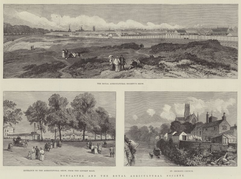 Doncaster ja Royal Agricultural Society (kaiverrus) tekijältä English School