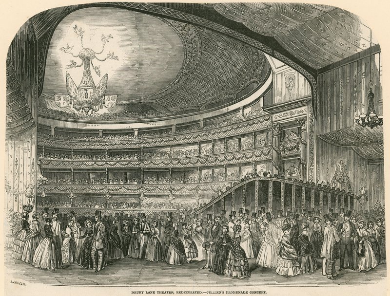 Drury Lane -teatteri uusittu - Julliens Promenade -konsertti tekijältä English School