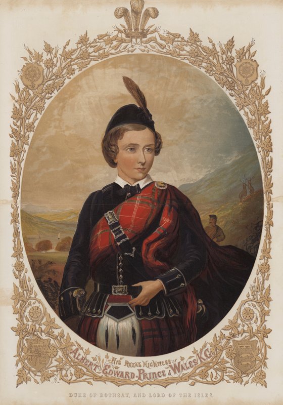 Duke of Rothsay ja Lord of the Isles (väri litho) tekijältä English School